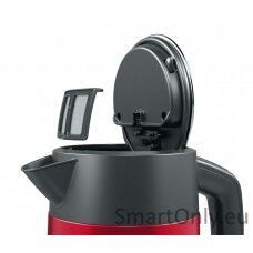 Bosch Kettle DesignLine TWK4P434 Electric 2400 W 1.7 L Stainless steel 360° rotational base Red/Black