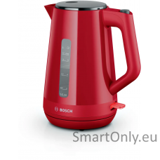 Bosch Kettle | TWK1M124 | Electric | 2400 W | 1.7 L | Plastic | 360° rotational base | Red