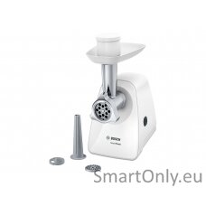 Bosch | Meat mincer SmartPower | MFW2510W | White | 350 W | Number of speeds 1 | 2 Discs: 3.8 and 8 mm; Sausage filler accessory.