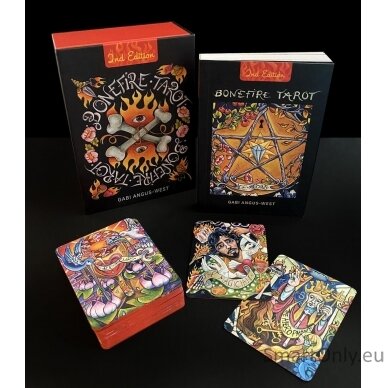 Bonefire Tarot Kortos 2-asis Leidimas Schiffer Publishing 14