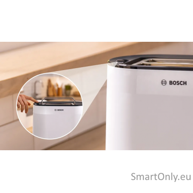 Bosch Compact Toaster | TAT2M121 MyMoment | Power 950 W | Number of slots 2 | Housing material Plastic | White 4