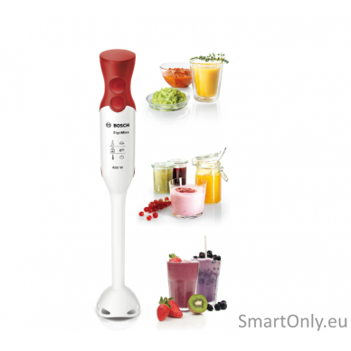 Bosch | Hand Blender | MSM64010 ErgoMixx | Hand Blender | 450 W | Number of speeds 2 | Turbo mode | White 2