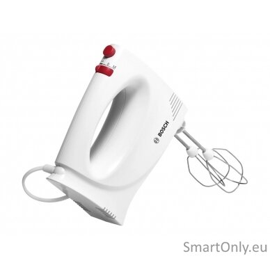 Bosch Hand Mixer | MFQP1000 YourCollection | Hand Mixer | 300 W | Number of speeds 2 | Turbo mode | White 2