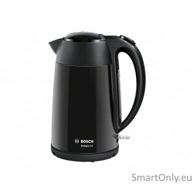 Bosch Kettle DesignLine TWK3P423 Electric 2400 W 1.7 L Stainless steel 360° rotational base Jet black polished 9