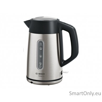 Bosch Kettle DesignLine TWK4P440 Electric 2400 W 1.7 L Stainless steel 360° rotational base Stainless steel/Black 5