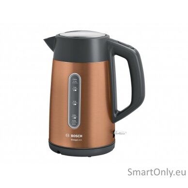 Bosch Kettle TWK4P439 Electric 2400 W 1.7 L Stainless steel 360° rotational base Copper 5