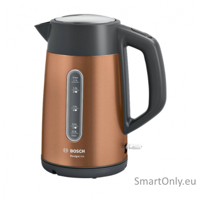 Bosch Kettle TWK4P439 Electric 2400 W 1.7 L Stainless steel 360° rotational base Copper