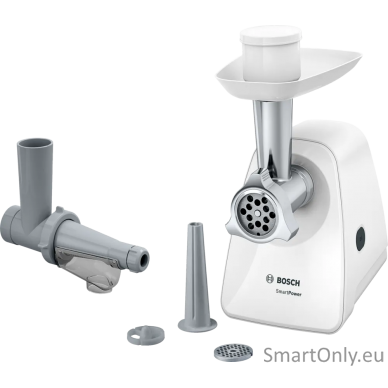 Bosch Meat mincer | MFW2515W | White | 1500 W | Number of speeds 1 | Throughput (kg/min) 1.7