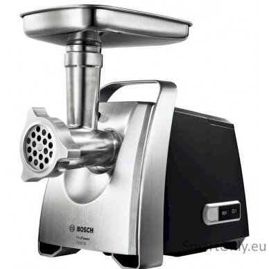 Bosch Meat mincer MFW68660 Black Throughput (kg/min) 4.3 Kebbe, Sausage horn, Fruit press, Shredding Attachment, 4 barrels 5