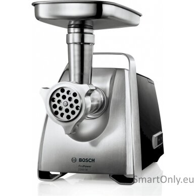 Bosch Meat mincer MFW68660 Black Throughput (kg/min) 4.3 Kebbe, Sausage horn, Fruit press, Shredding Attachment, 4 barrels 6