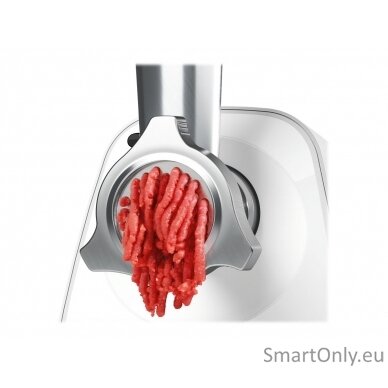 Bosch | Meat mincer SmartPower | MFW2510W | White | 350 W | Number of speeds 1 | 2 Discs: 3.8 and 8 mm; Sausage filler accessory. 4