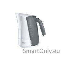 Braun | WK 300 | Standard kettle | 2200 W | 1.7 L | Plastic | 360° rotational base | White 2