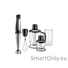 Braun | MultiQuick 7 Hand Blender | MQ 7045X | Hand Blender | 1000 W | Number of speeds 6 | Chopper | Black/Stainless steel