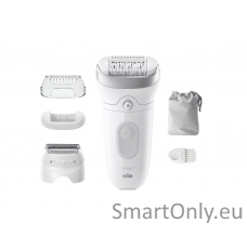 Braun SE7-041 Silk épil 7 Epilator, White/Silver