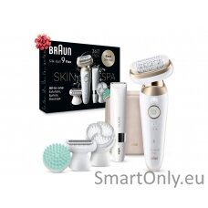 Braun SES9-481 Silk épil 9 Flex 3D Epilator, White/Gold