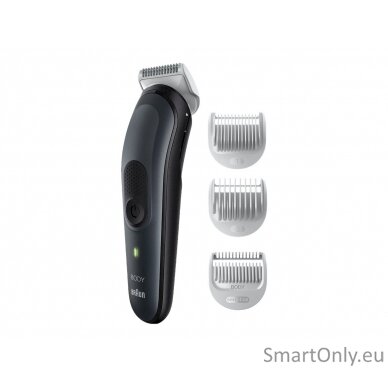 Braun Body Groomer BG3340 Cordless and corded, Operating time (max) 80 min, NiMH, Black/Grey 3