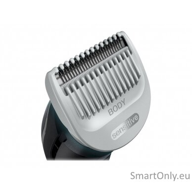 Braun Body Groomer BG3340 Cordless and corded, Operating time (max) 80 min, NiMH, Black/Grey 8