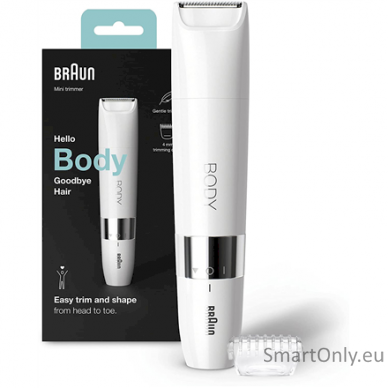 braun-body-mini-trimmer-bs1000-number-of-power-levels-1-wet-dry-white