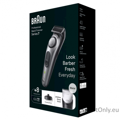 BRAUN BT7420 Beard Trimmer BlkSpGr Braun 5