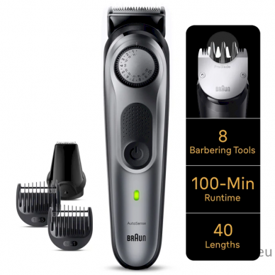 BRAUN BT7420 Beard Trimmer BlkSpGr Braun 2