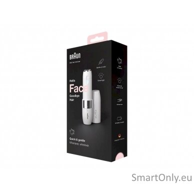 Braun | Face Mini Hair Remover | FS1000 | Face hair remover | White 5