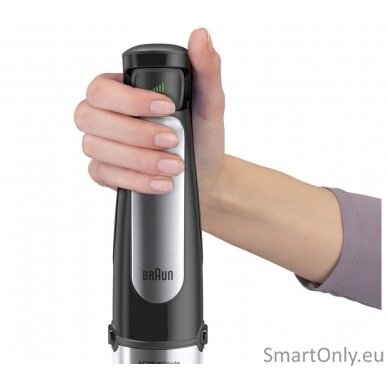 Braun Hand Blender MQ7000X MultiQuick Immersion Hand Blender 1000 W Number of speeds 2 Black/Stainless Steel 2