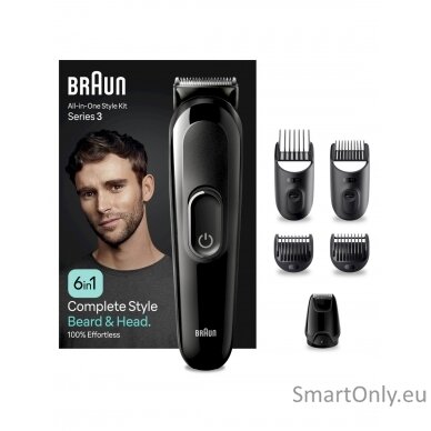 Braun MGK3420 Multi-grooming kit for beard and head, Black 2