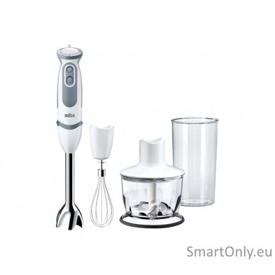 Braun MultiQuick 5 Vario Blender MQ 5235 Hand Blender 1000 W Number of speeds 21 Chopper White 4