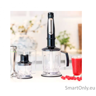 Braun | MultiQuick 7 Hand Blender | MQ 7045X | Hand Blender | 1000 W | Number of speeds 6 | Chopper | Black/Stainless steel 2