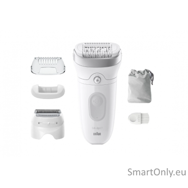 Braun SE7-041 Silk épil 7 Epilator, White/Silver