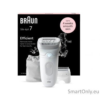 Braun SE7-041 Silk épil 7 Epilator, White/Silver 1