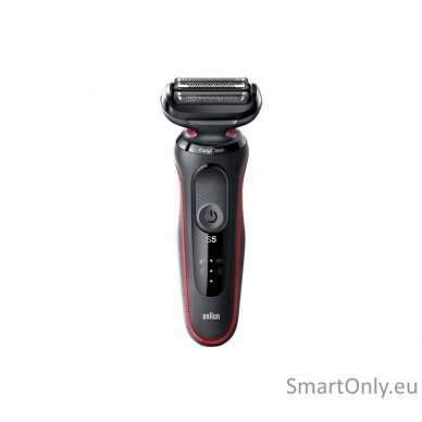 Braun Shaver 51-R1000s	 Operating time (max) 50 min, Wet & Dry, Black/Red 4