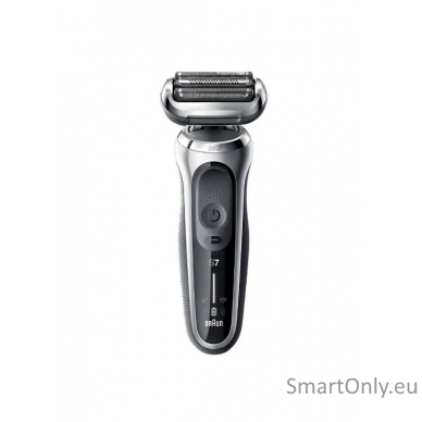 Braun Shaver 71-S7200cc	 Operating time (max) 50 min, Wet & Dry, Silver/Black 1