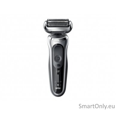 Braun Shaver 71-S7200cc	 Operating time (max) 50 min, Wet & Dry, Silver/Black 3