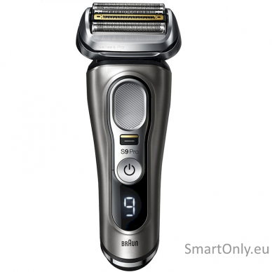 Braun Shaver 9465CC Operating time (max) 60 min, Wet & Dry, Graphite