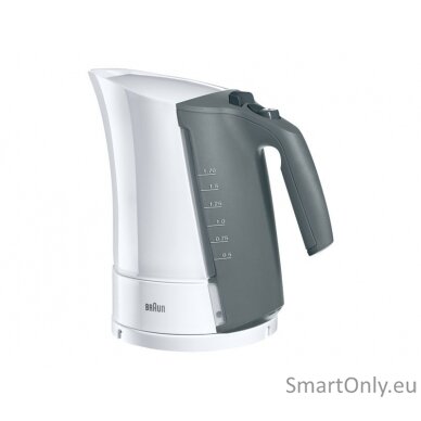 Braun | WK 300 | Standard kettle | 2200 W | 1.7 L | Plastic | 360° rotational base | White 1