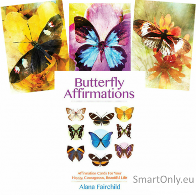 Butterfly Affirmations kortos Blue Angel