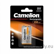 Camelion HR22 9V 250mAh įkraunamos baterijos, 2 vnt.