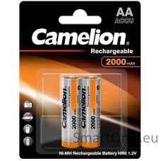 Camelion HR6 AA 2000mAh įkraunamos baterijos, 2 vnt.