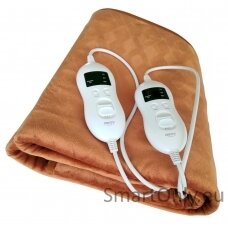 Camry Electirc Heating Blanket with Timer CR 7436	 Number of heating levels 8, Number of persons 2, Washable, Remote control, Super Soft Fleece/Polyester, 2x60 W