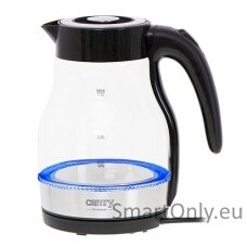 Camry Kettle CR 1300 Electric 2200 W 1.7 L Stainless steel 360° rotational base Black