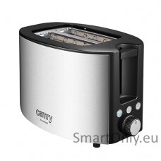 Camry Toaster CR 3215 Power 1000 W Number of slots 2 Housing material Stainless steel Black/Stainless steel