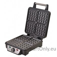 Camry Waffle maker CR 3025 1150 W Number of pastry 4 Belgium Black/Stainless steel