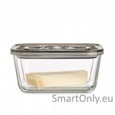 Caso Glass Vacuum Container with Plastic Lid VacuBoxx Eco L Transparent