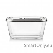 Caso Glass Vacuum Container with Plastic Lid | VacuBoxx Inox XL | Transparent