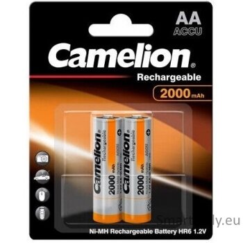 Camelion HR6 AA 2000mAh įkraunamos baterijos, 2 vnt.