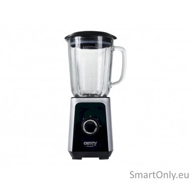 Camry Blender CR 4077 Tabletop 500 W Jar material Glass Jar capacity 1.5 L Ice crushing Black/Stainless steel 5