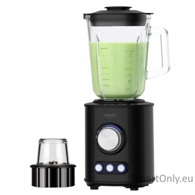 Camry Blender | CR 4088 | Tabletop | 1800 W | Jar material Glass | Jar capacity 1.5 L | Ice crushing | Piano Black 1