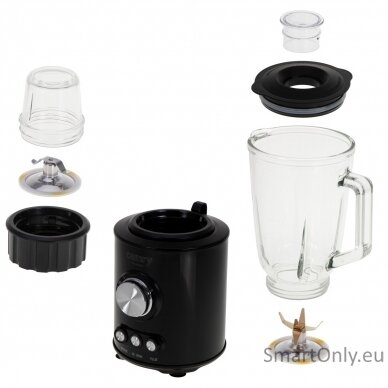 Camry Blender | CR 4088 | Tabletop | 1800 W | Jar material Glass | Jar capacity 1.5 L | Ice crushing | Piano Black 10