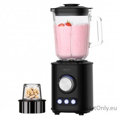 Camry Blender | CR 4088 | Tabletop | 1800 W | Jar material Glass | Jar capacity 1.5 L | Ice crushing | Piano Black 2